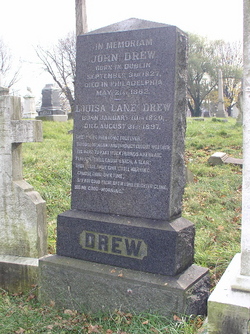 Grave of Louisa Lane Drew.