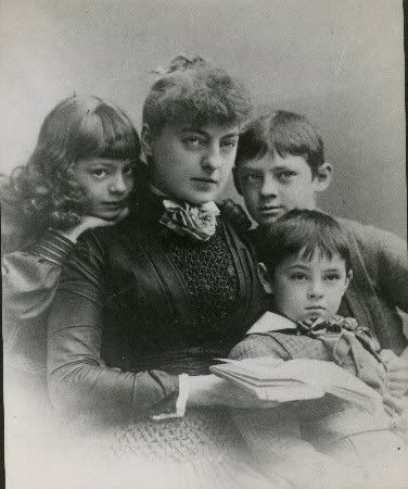 Georgiana, with Ethel, Lionel, and John